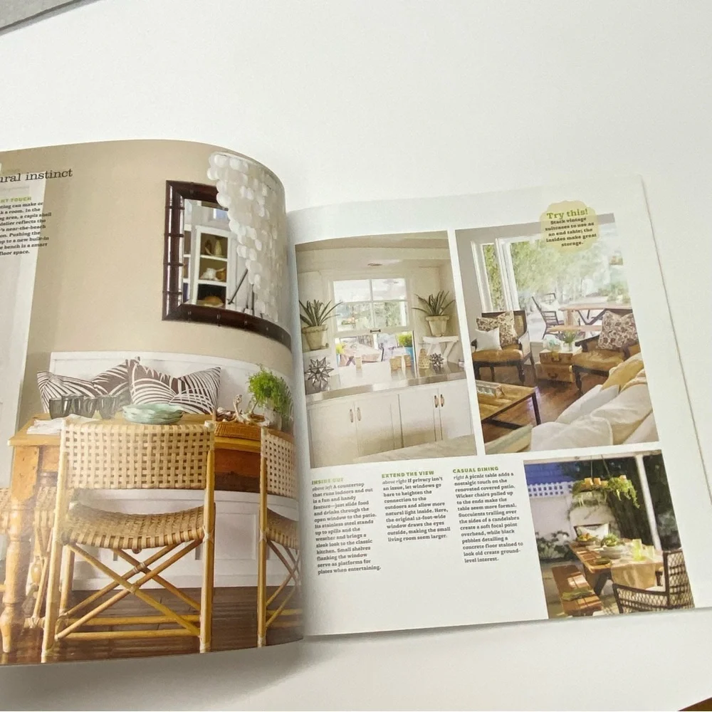 Better Homes And Gardens Blue New Cottage Style Softback Book House Tours Ideas